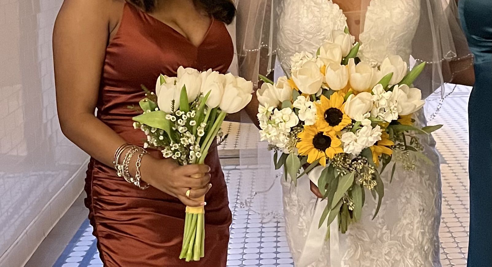 Sunflower and Tulip Bouquets